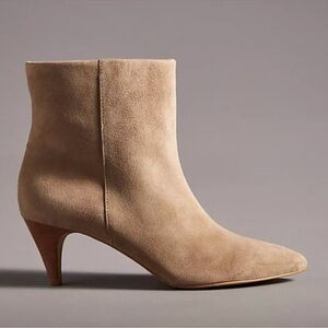 Dolce Vita Suede Tan Ankle Booties